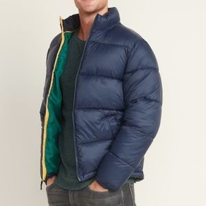 Old Navy, Navy Blue Puffer Jacket